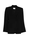 Sportmax Boxy Lapel Suit In Black