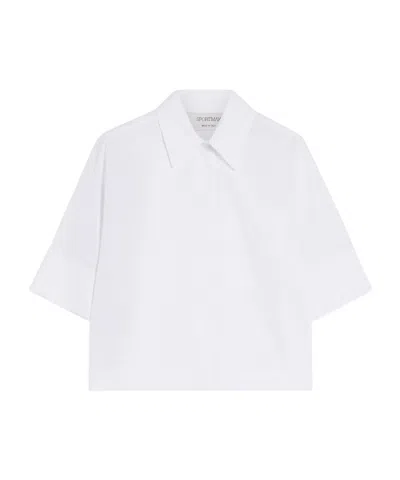 Sportmax Boxy Shirt In White