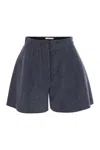 Sportmax Braies1234 - Wool Bermuda Shorts In Gray