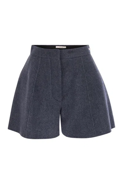 Sportmax Braies1234 - Wool Bermuda Shorts In Gray