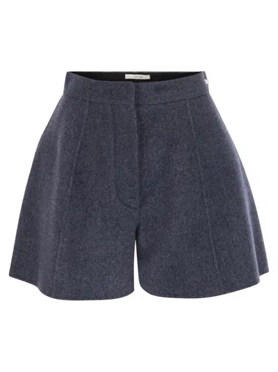 Sportmax Braies1234 - Wool Bermuda Shorts In Gray