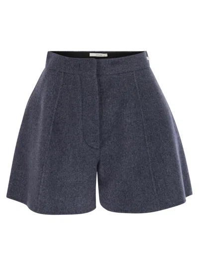 Sportmax Braies1234 - Wool Bermuda Shorts In Black