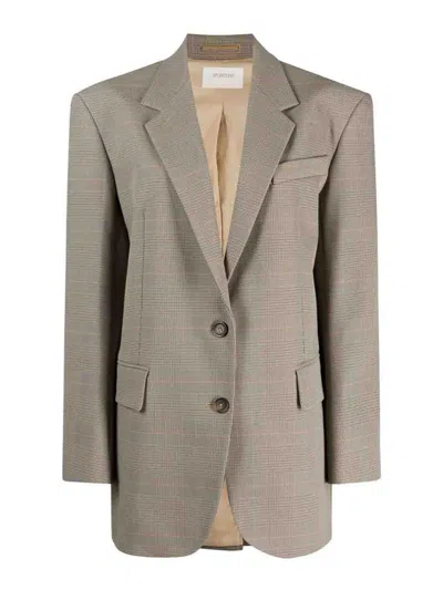 Sportmax Einreihiger Blazer In Beige