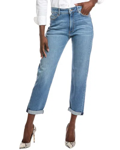 Sportmax Navata Navy Vintage Cigarette Jean In Blue