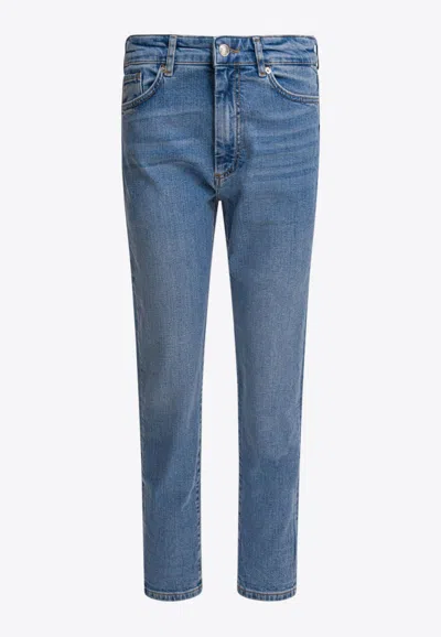 SPORTMAX BRIAN STRAIGHT-LEG CROPPED JEANS