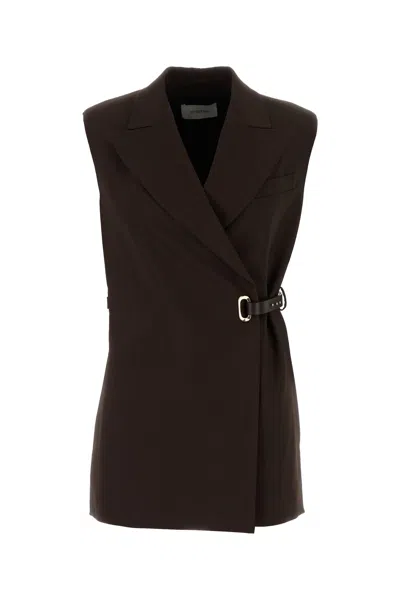 Sportmax Brown Stretch Viscose Gettone Vest