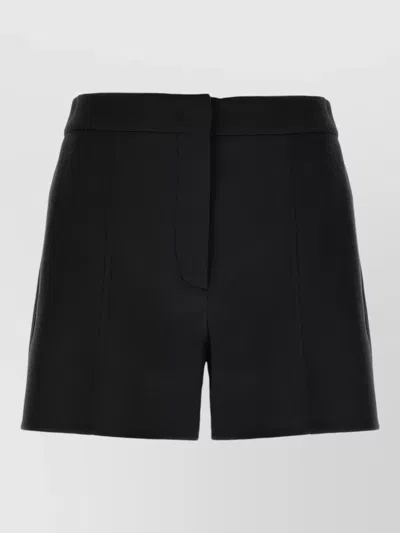 Sportmax Buono Shorts Tailored Design Back Pockets In Black