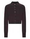 Sportmax Knitwear With Long Sleeves And Regular Collar In Brown