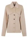 Sportmax Button-fastening Flap-pocket Jacket In White