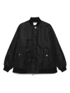 Sportmax Button-up Bomber Jacket In Black