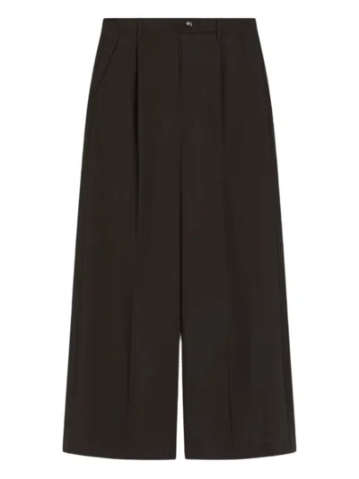 SPORTMAX BUTTON WOOL TROUSERS