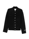Sportmax Buttoned Jacket In Black