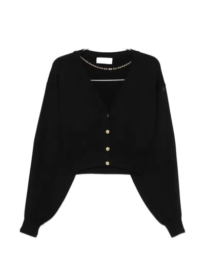 Sportmax Button-up Cardigan In Black