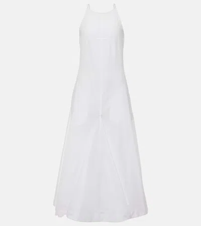 Sportmax Cactus Cotton Maxi Dress In Black