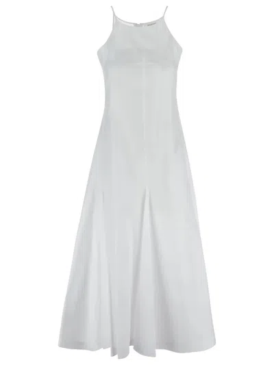 Sportmax Cactus Dress In Bianco