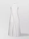 Sportmax Cactus Sleeveless Round Neckline A-line Midi Dress