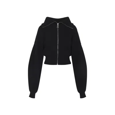 SPORTMAX SPORTMAX CALIPSO BLACK WOOL PULLOVER