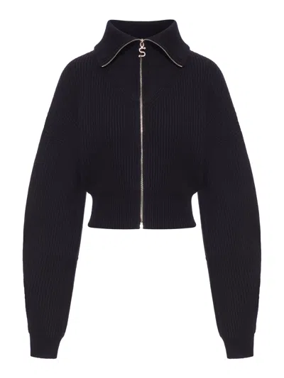 Sportmax Calipso Cashmere Blend Cardigan In Black