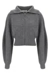 Sportmax Grey Wool Blend Calipso Cardigan In Gray
