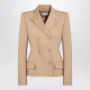 Sportmax Camel-coloured Double-breasted Jacket