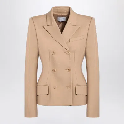 Sportmax Camel-coloured Double-breasted Jacket