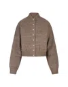 Sportmax Camel Edda Bomber Jacket In Cammello