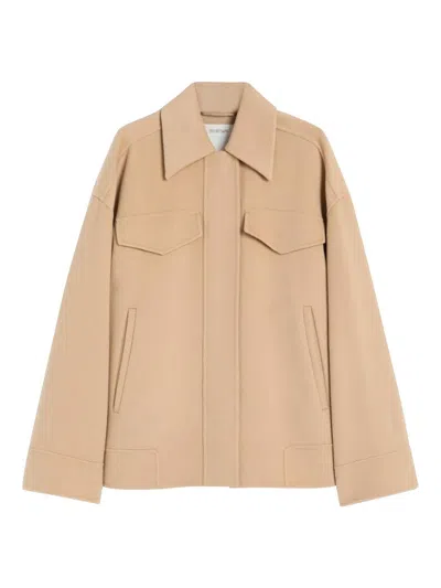 SPORTMAX ABRIGO MIDI - CAMEL
