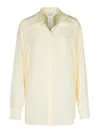 Sportmax 'silk Shirt With Long Sleeves And Collar' In White