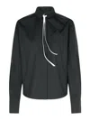 Sportmax Woman Shirt Black Size 8 Cotton In Black