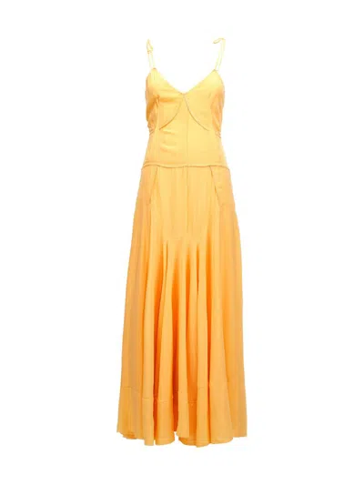 Sportmax Cancan Dress In Orange
