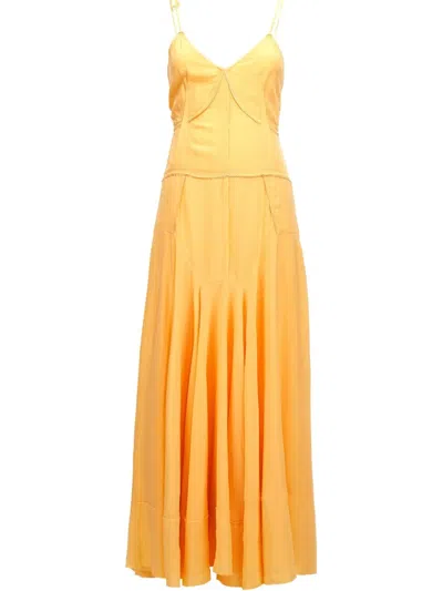 Sportmax Cancan Dress In Orange