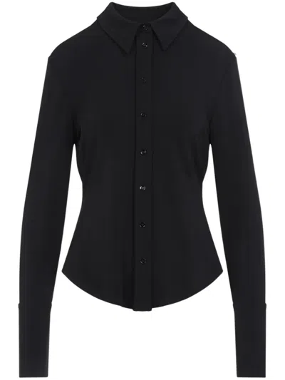 SPORTMAX CANDIDO SHIRT BY MAX MARA SPORTMAX,2512951011600 003 BLACK