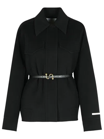 SPORTMAX SPORTMAX 'CANTOR' BLACK VIRGIN WOOL JACKET