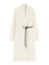 Sportmax Double-faced Robe Coat Clothing In White
