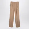 Sportmax Caramel-coloured Cargo Trousers