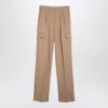 Sportmax Caramel-coloured Cargo Trousers In Beige