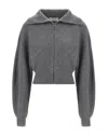 Sportmax Cardigan Calipso In Misto Lana Grigio In Gray