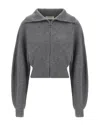 Sportmax Cardigan Calipso In Misto Lana Grigio In Gray