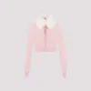 Sportmax Fur-collar Wool Cardigan