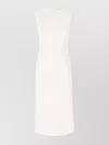 Sportmax White Polyester Padded Cariddi Dress In White