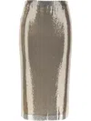 Sportmax Sequin-embellished High-rise Midi Skirt In Pink