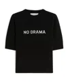Sportmax Wool-cashmere No Drama Short-sleeve Sweater In Black