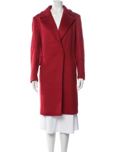 Pre-owned Sportmax Cashmere Coat In Red