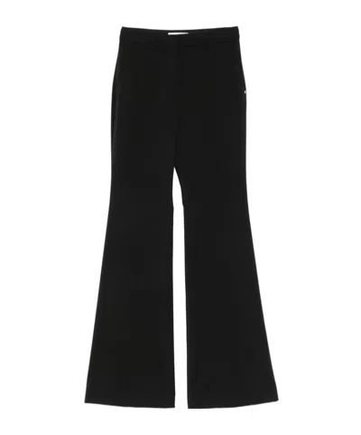 Sportmax Casual Pants With Belt Loops In Black