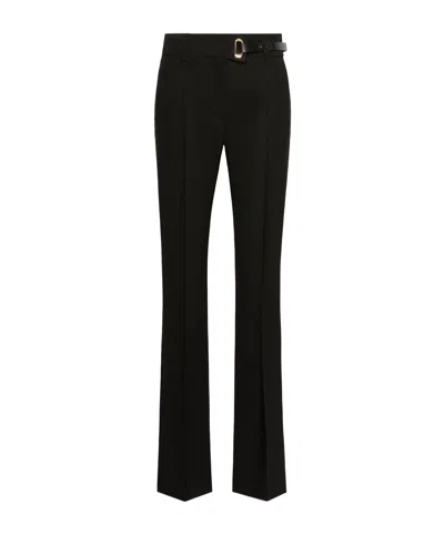 Sportmax Casual Pants With Belt Loops In Black