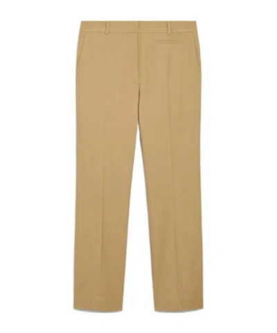 Sportmax Casual Trousers With Low Belt Loop In Nude