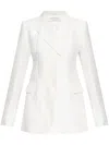Sportmax Long-sleeved Suit Jacket In White