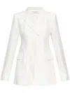 Sportmax Long-sleeved Suit Jacket In White