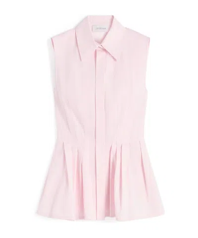 Sportmax Certosa Pleated Shirt In Pink