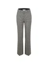 Sportmax Spxanfora Prince Of Wales Check Trousers In Gray